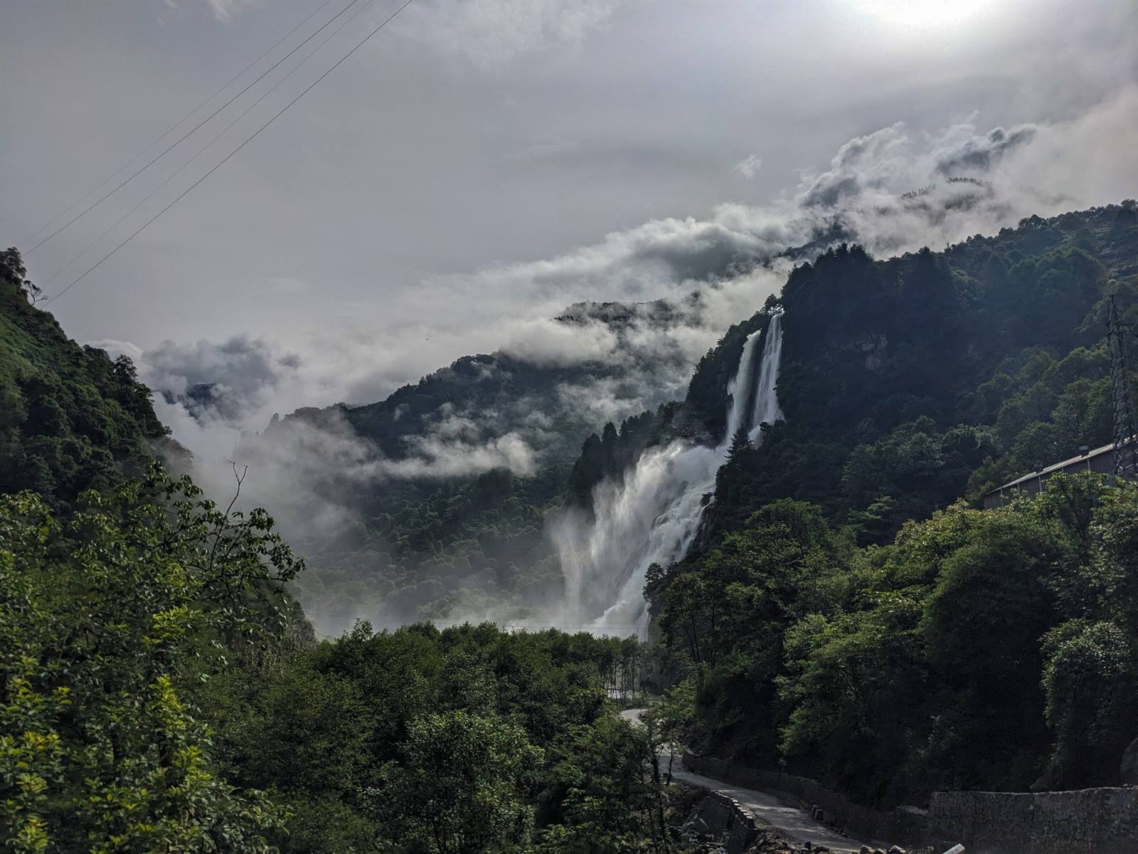 Jung Falls also known as Nuranang Falls near Jang in Arunachal Pradesh