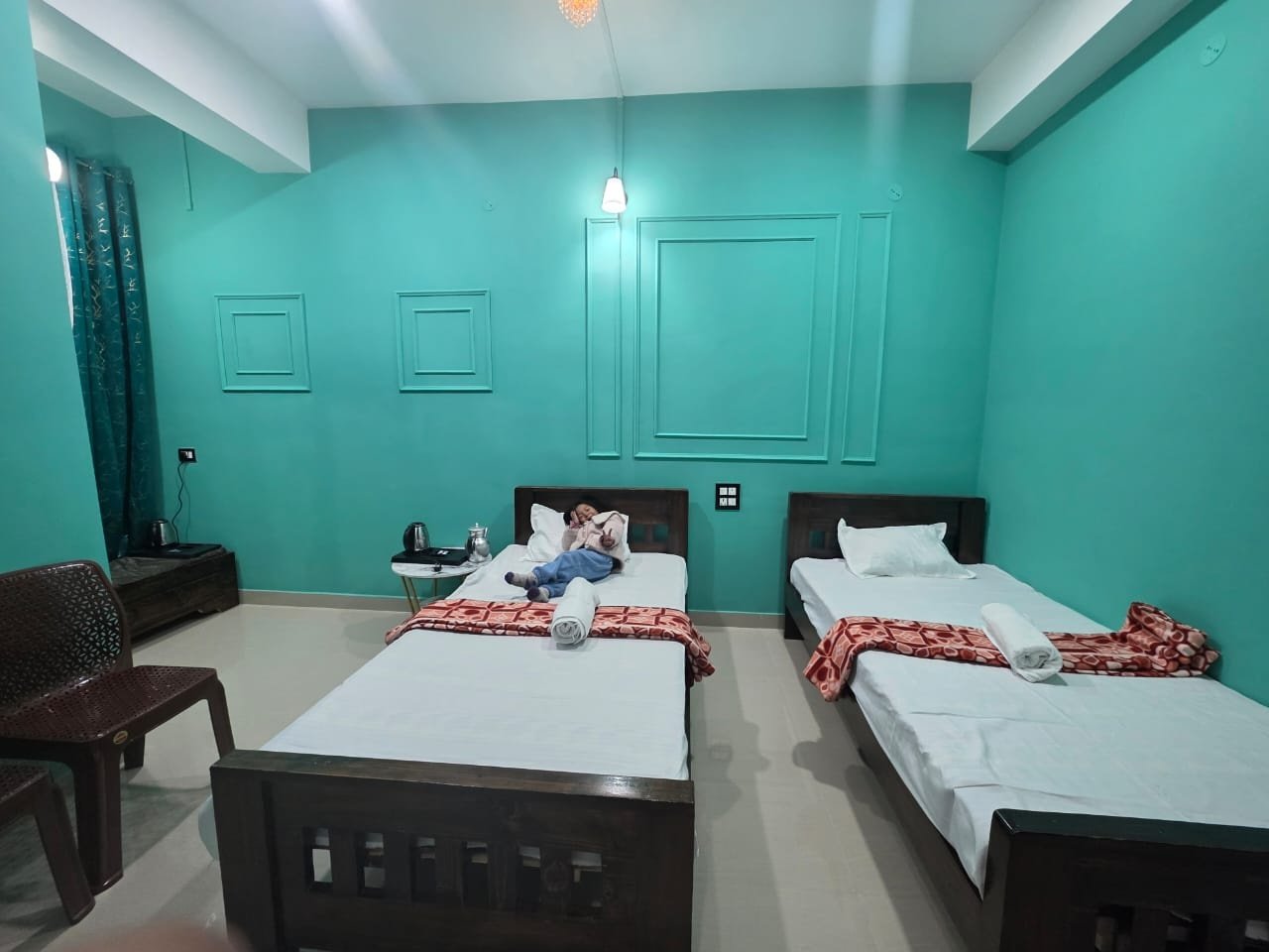 Family Room at Lotus Inn with spacious setup